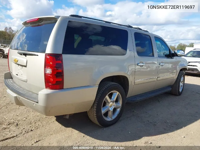 2014 Chevrolet Suburban 1500 Ltz VIN: 1GNSKKE72ER119697 Lot: 40804018