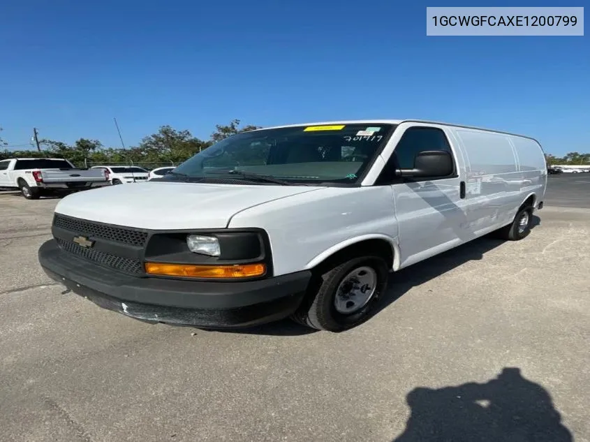 2014 Chevrolet Express G2500 VIN: 1GCWGFCAXE1200799 Lot: 40887158