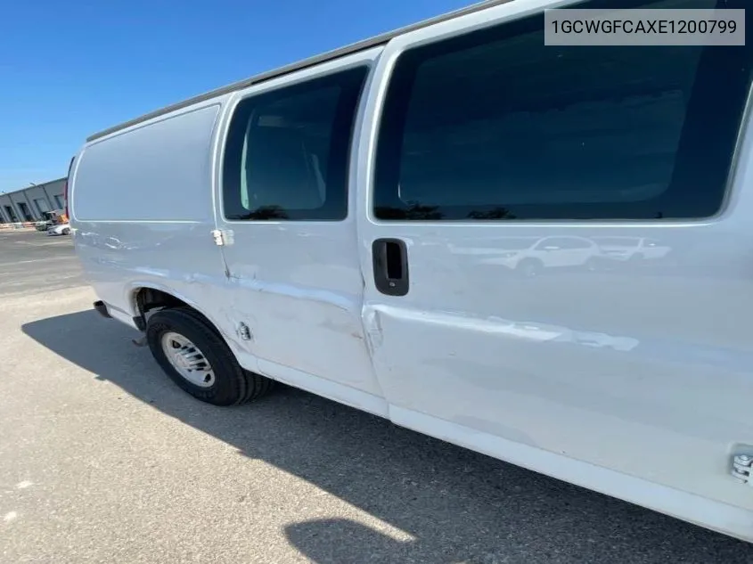 2014 Chevrolet Express G2500 VIN: 1GCWGFCAXE1200799 Lot: 40887158