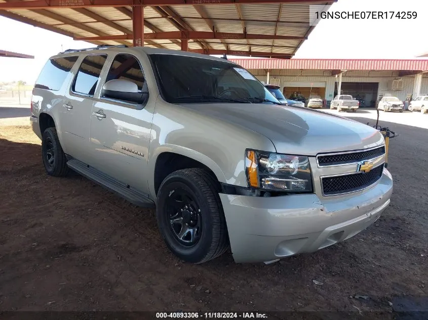 2014 Chevrolet Suburban 1500 Ls VIN: 1GNSCHE07ER174259 Lot: 40893306