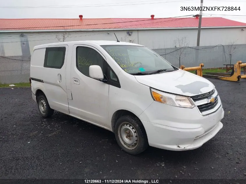 2015 Chevrolet Express Cargo Van VIN: 3N63M0ZNXFK728844 Lot: 12120663