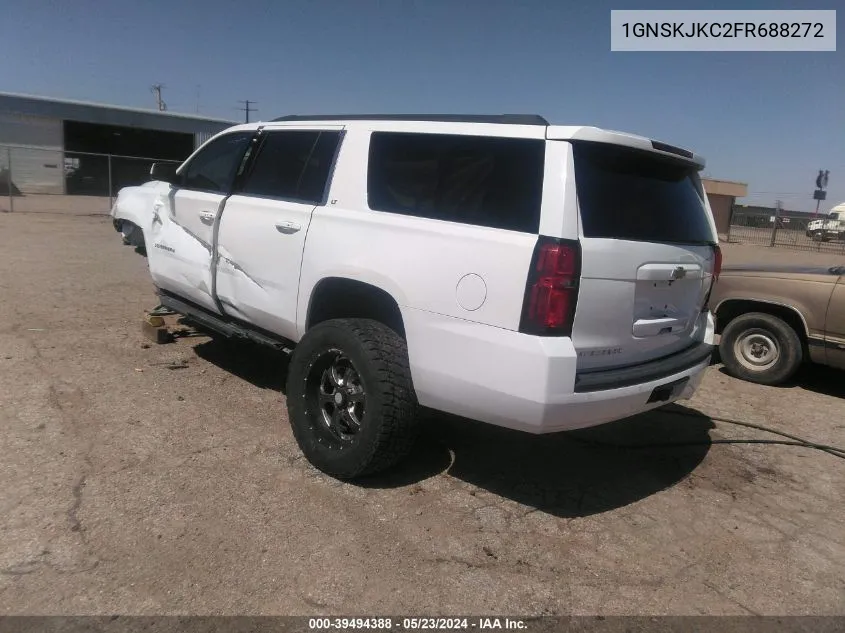 2015 Chevrolet Suburban 1500 Lt VIN: 1GNSKJKC2FR688272 Lot: 39494388