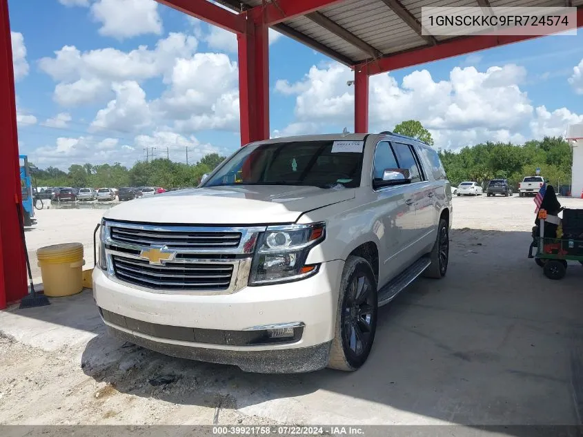 2015 Chevrolet Suburban 1500 Ltz VIN: 1GNSCKKC9FR724574 Lot: 39921758