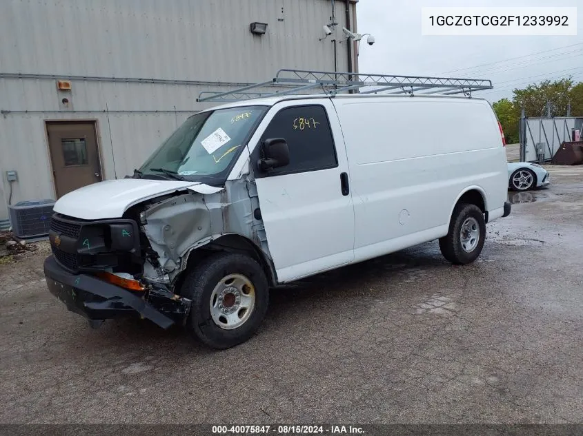 1GCZGTCG2F1233992 2015 Chevrolet Express 3500 Work Van