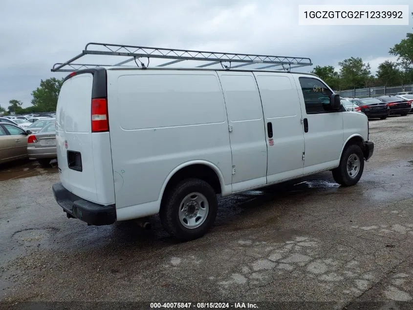 2015 Chevrolet Express 3500 Work Van VIN: 1GCZGTCG2F1233992 Lot: 40075847