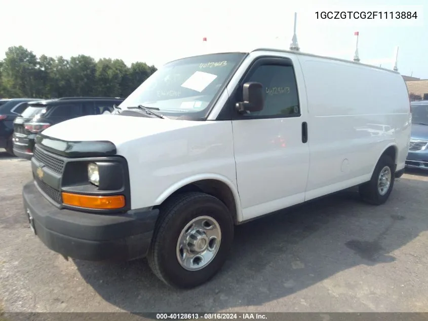 2015 Chevrolet Express 3500 Work Van VIN: 1GCZGTCG2F1113884 Lot: 40128613