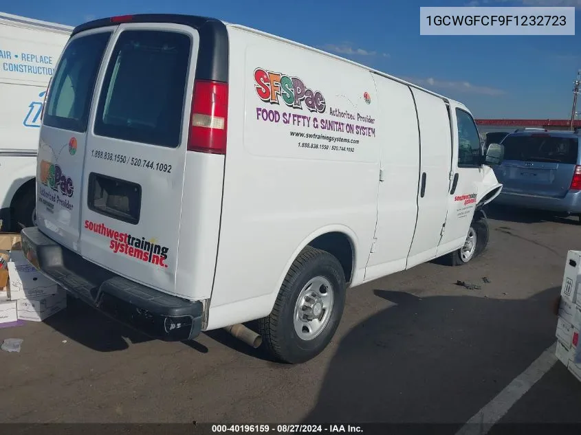 1GCWGFCF9F1232723 2015 Chevrolet Express 2500 Work Van