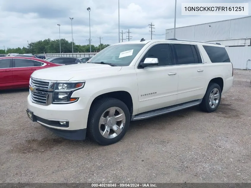 1GNSCKKC7FR161251 2015 Chevrolet Suburban 1500 Ltz