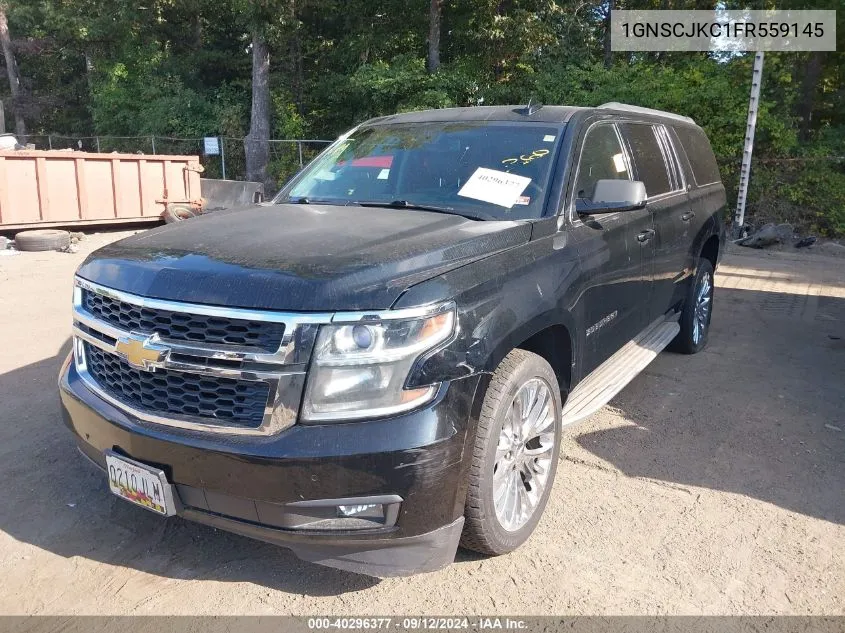 1GNSCJKC1FR559145 2015 Chevrolet Suburban 1500 C1500 Lt