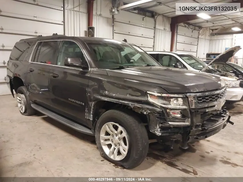 1GNSKJKC3FR132035 2015 Chevrolet Suburban 1500 Lt