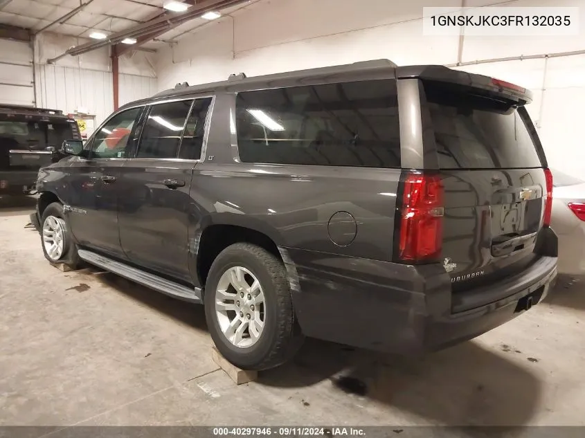 2015 Chevrolet Suburban 1500 Lt VIN: 1GNSKJKC3FR132035 Lot: 40297946