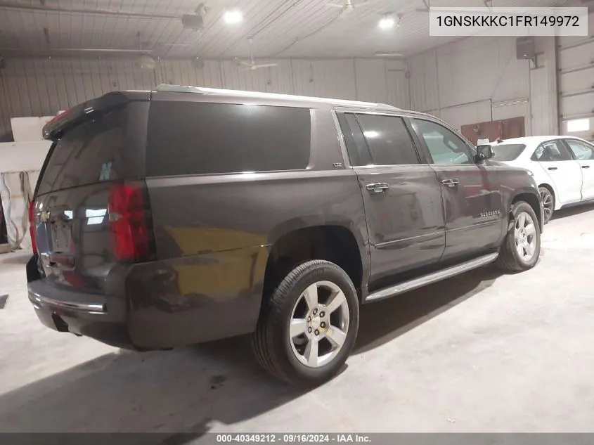 2015 Chevrolet Suburban 1500 Ltz VIN: 1GNSKKKC1FR149972 Lot: 40349212