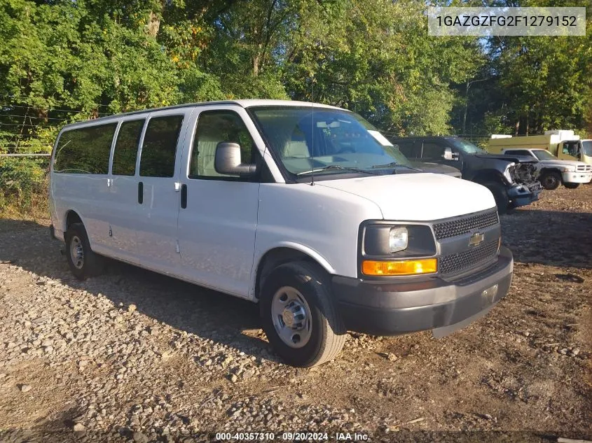 2015 Chevrolet Express 3500 Ls VIN: 1GAZGZFG2F1279152 Lot: 40357310