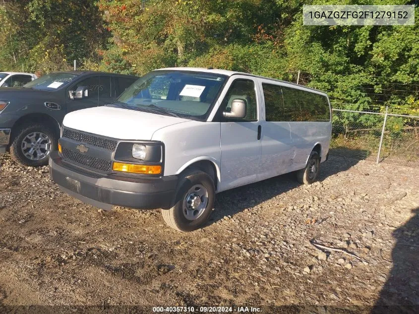 2015 Chevrolet Express 3500 Ls VIN: 1GAZGZFG2F1279152 Lot: 40357310