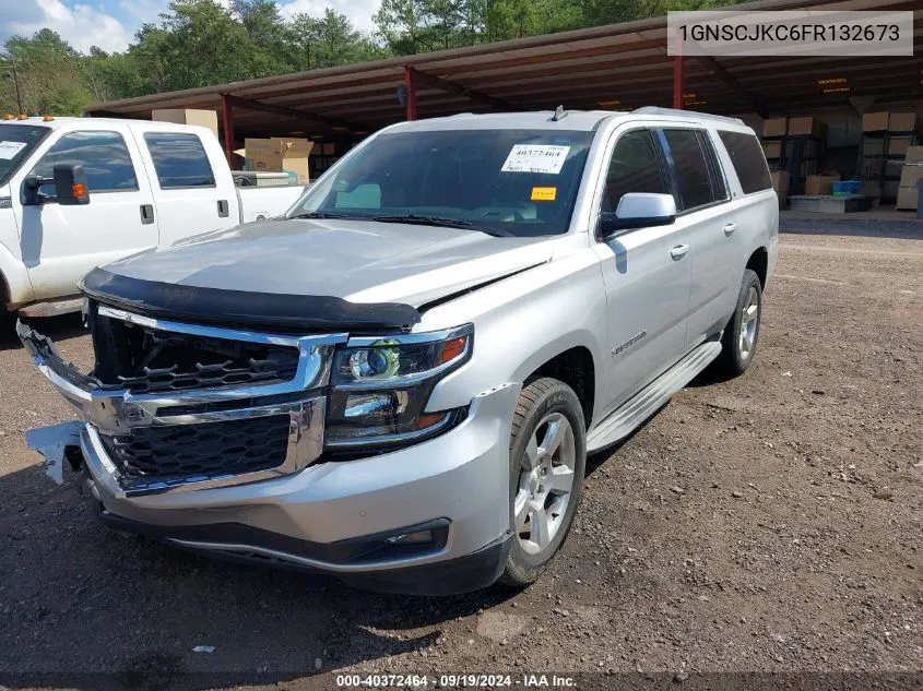 1GNSCJKC6FR132673 2015 Chevrolet Suburban 1500 Lt