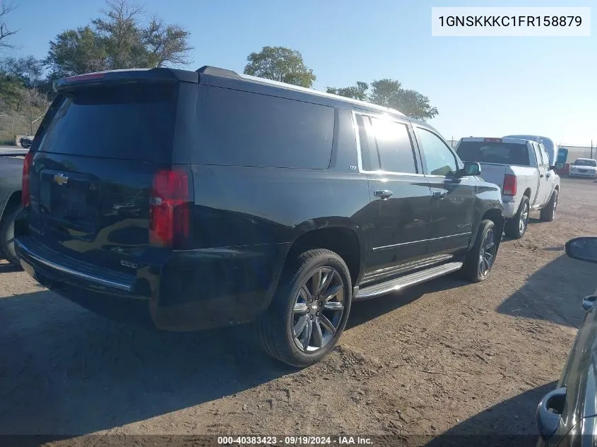 1GNSKKKC1FR158879 2015 Chevrolet Suburban 1500 Ltz