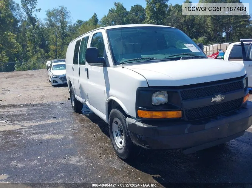 2015 Chevrolet Express 2500 Work Van VIN: 1GCWGFCG6F1187488 Lot: 40404421