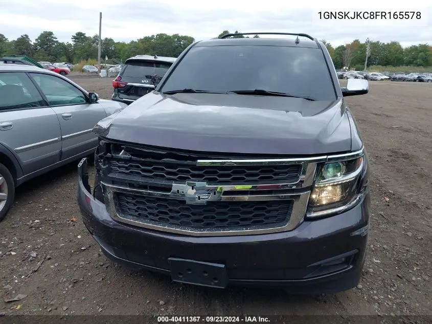 1GNSKJKC8FR165578 2015 Chevrolet Suburban 1500 Lt