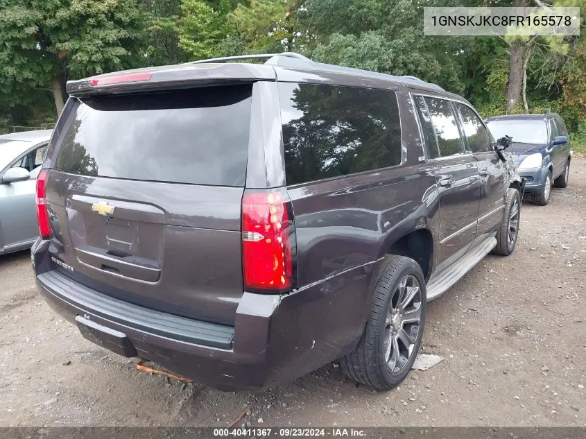 1GNSKJKC8FR165578 2015 Chevrolet Suburban 1500 Lt