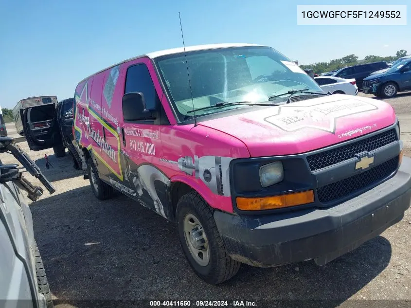 1GCWGFCF5F1249552 2015 Chevrolet Express 2500 Work Van