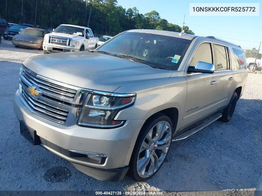 1GNSKKKC0FR525772 2015 Chevrolet Suburban 1500 Ltz