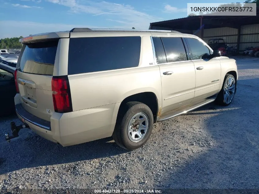 2015 Chevrolet Suburban 1500 Ltz VIN: 1GNSKKKC0FR525772 Lot: 40427128