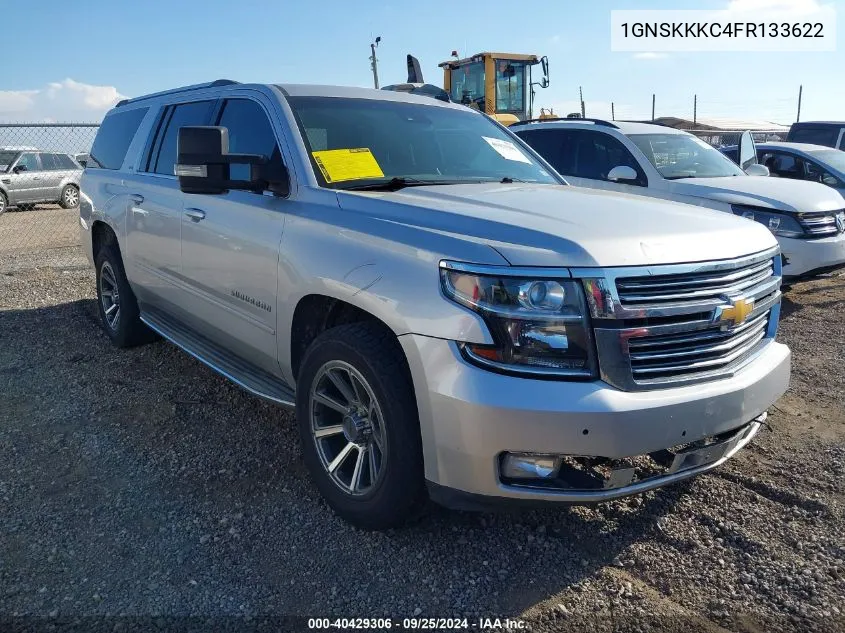 2015 Chevrolet Suburban 1500 Ltz VIN: 1GNSKKKC4FR133622 Lot: 40429306