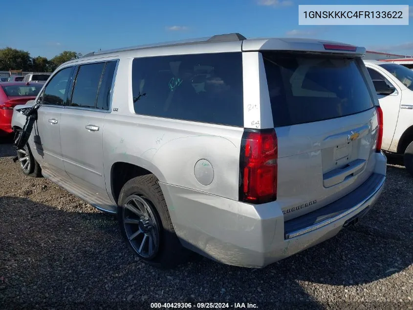 2015 Chevrolet Suburban 1500 Ltz VIN: 1GNSKKKC4FR133622 Lot: 40429306