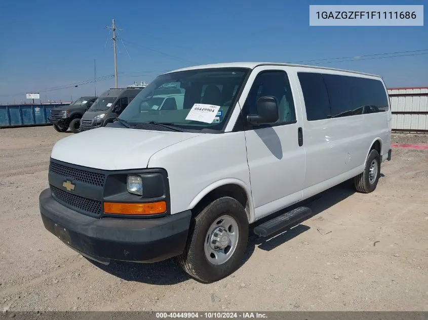 1GAZGZFF1F1111686 2015 Chevrolet Express 3500 Ls