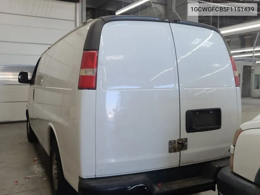 1GCWGFCB5F1151439 2015 Chevrolet Express 2500 Work Van