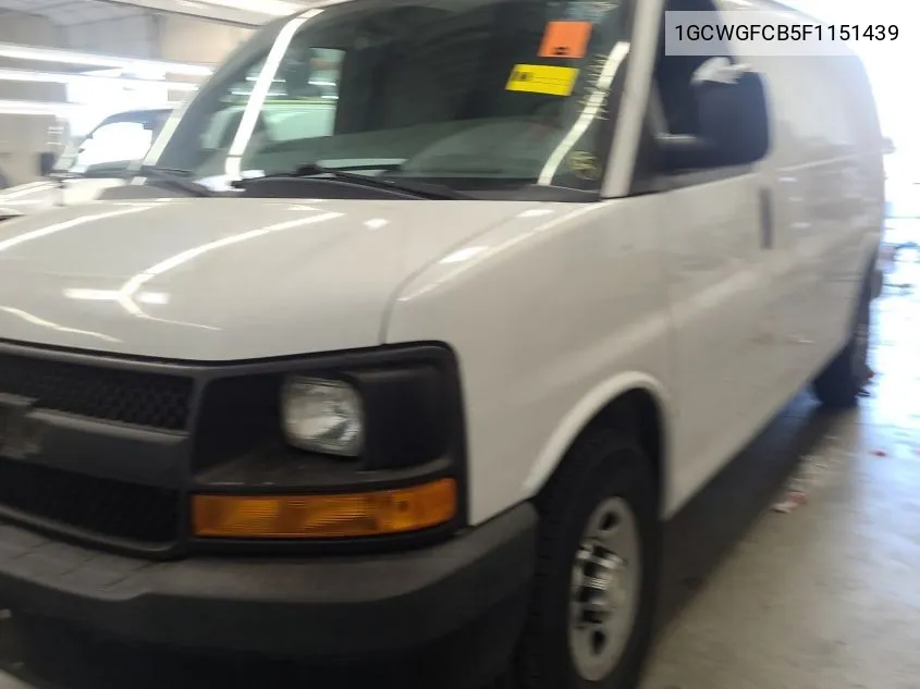 1GCWGFCB5F1151439 2015 Chevrolet Express 2500 Work Van