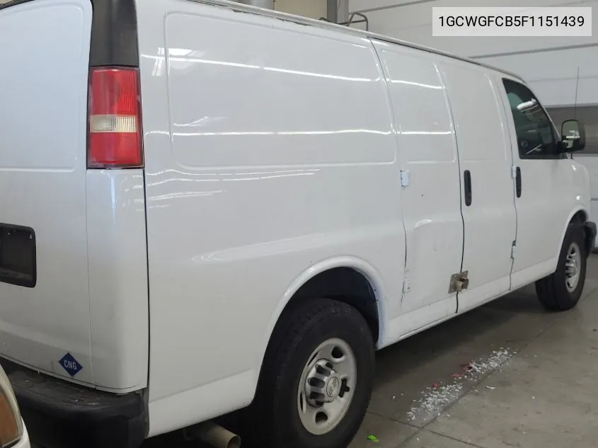 1GCWGFCB5F1151439 2015 Chevrolet Express 2500 Work Van