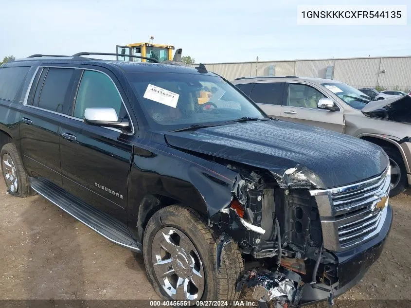 1GNSKKKCXFR544135 2015 Chevrolet Suburban 1500 Ltz