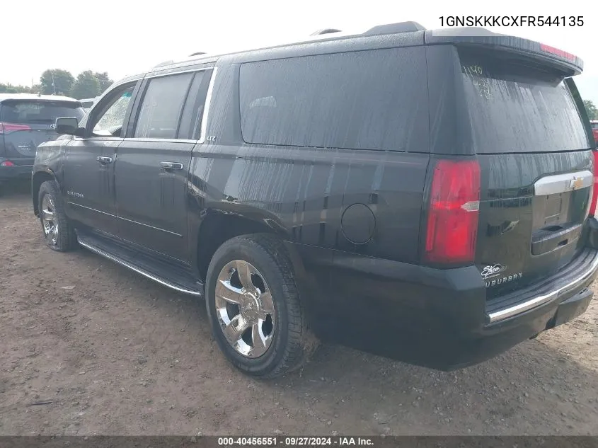 1GNSKKKCXFR544135 2015 Chevrolet Suburban 1500 Ltz