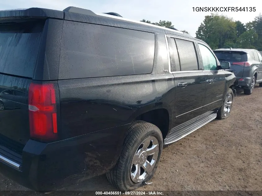 1GNSKKKCXFR544135 2015 Chevrolet Suburban 1500 Ltz