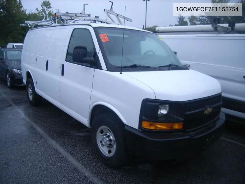 1GCWGFCF7F1155754 2015 Chevrolet Express 2500 Work Van