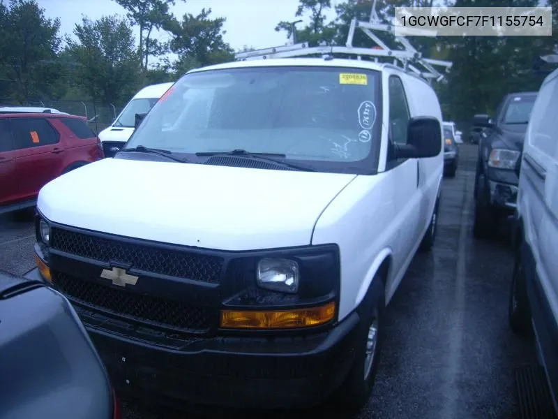 2015 Chevrolet Express 2500 Work Van VIN: 1GCWGFCF7F1155754 Lot: 40460637