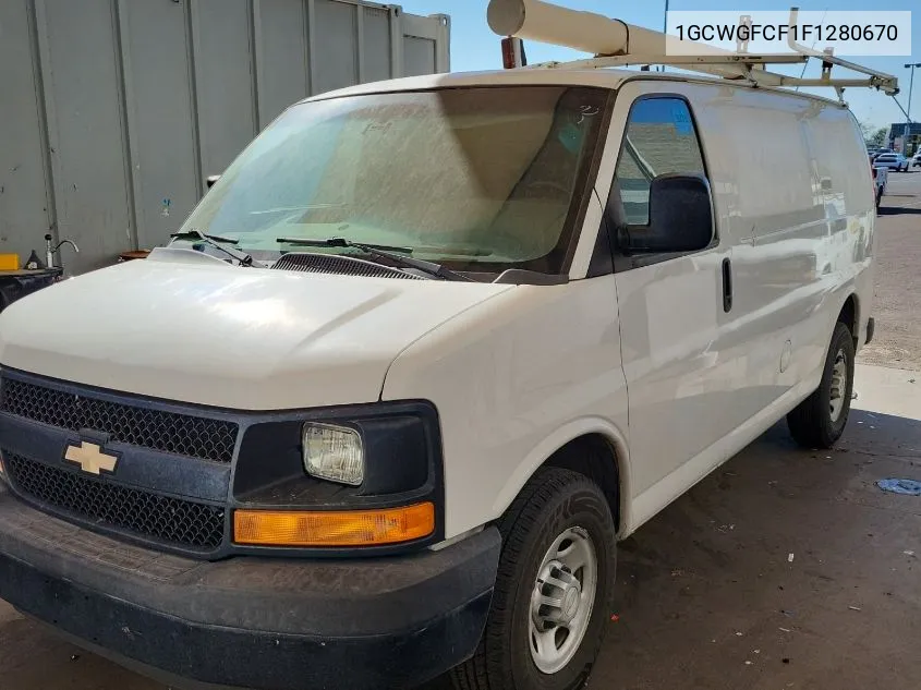 2015 Chevrolet Express G2500 VIN: 1GCWGFCF1F1280670 Lot: 40461838