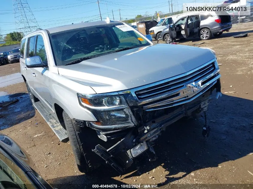 2015 Chevrolet Suburban 1500 Ltz VIN: 1GNSKKKC7FR544013 Lot: 40494578