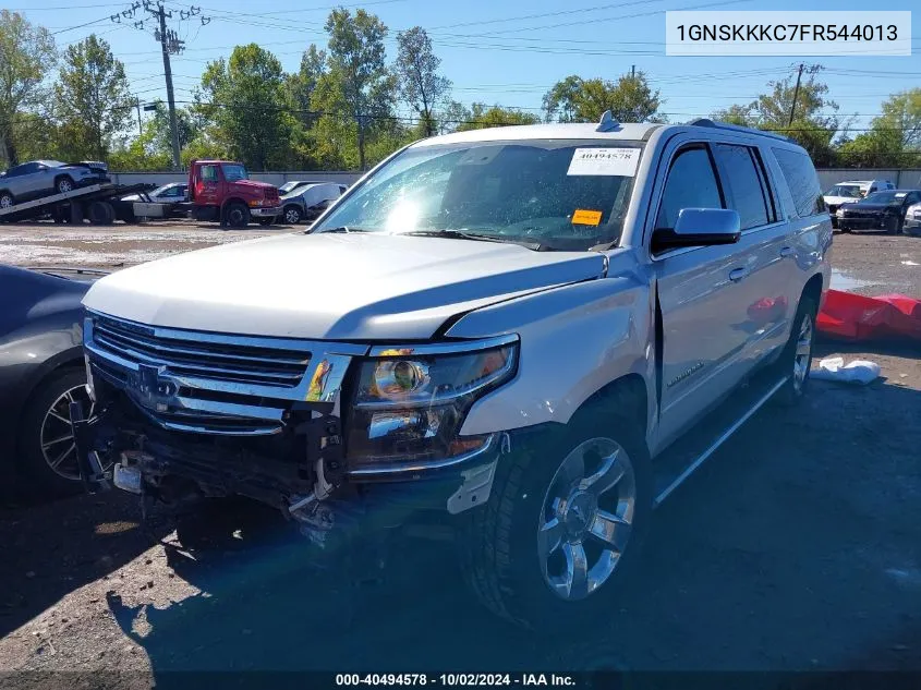 2015 Chevrolet Suburban 1500 Ltz VIN: 1GNSKKKC7FR544013 Lot: 40494578