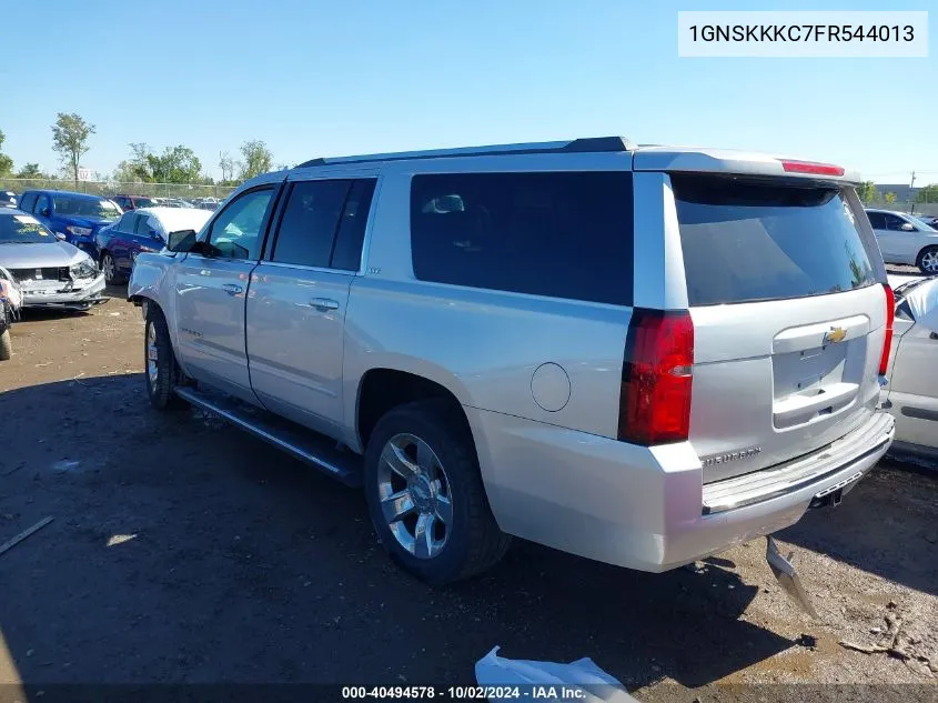 2015 Chevrolet Suburban 1500 Ltz VIN: 1GNSKKKC7FR544013 Lot: 40494578