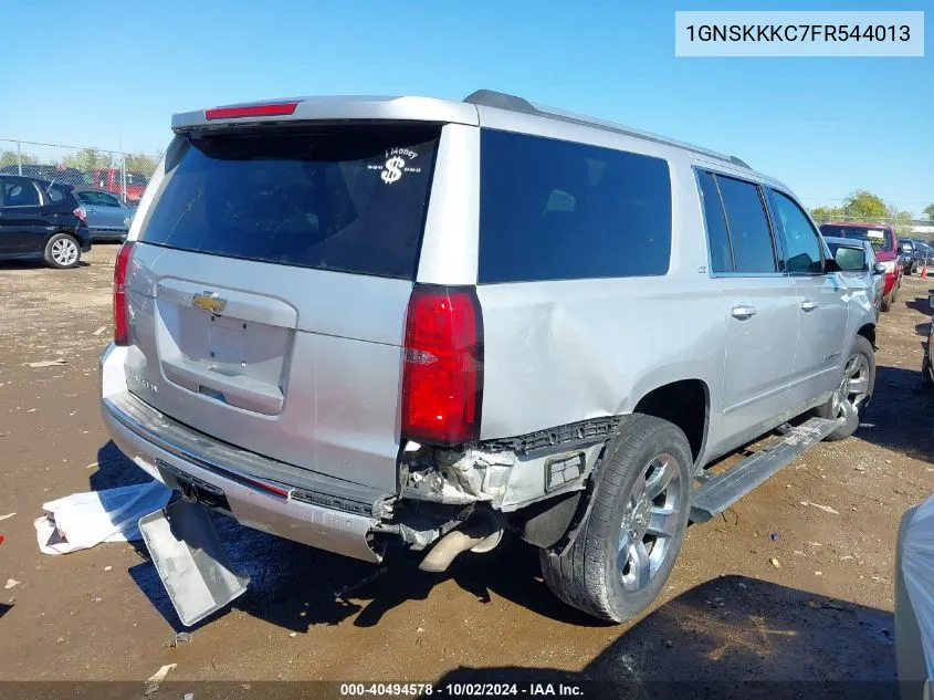 2015 Chevrolet Suburban 1500 Ltz VIN: 1GNSKKKC7FR544013 Lot: 40494578