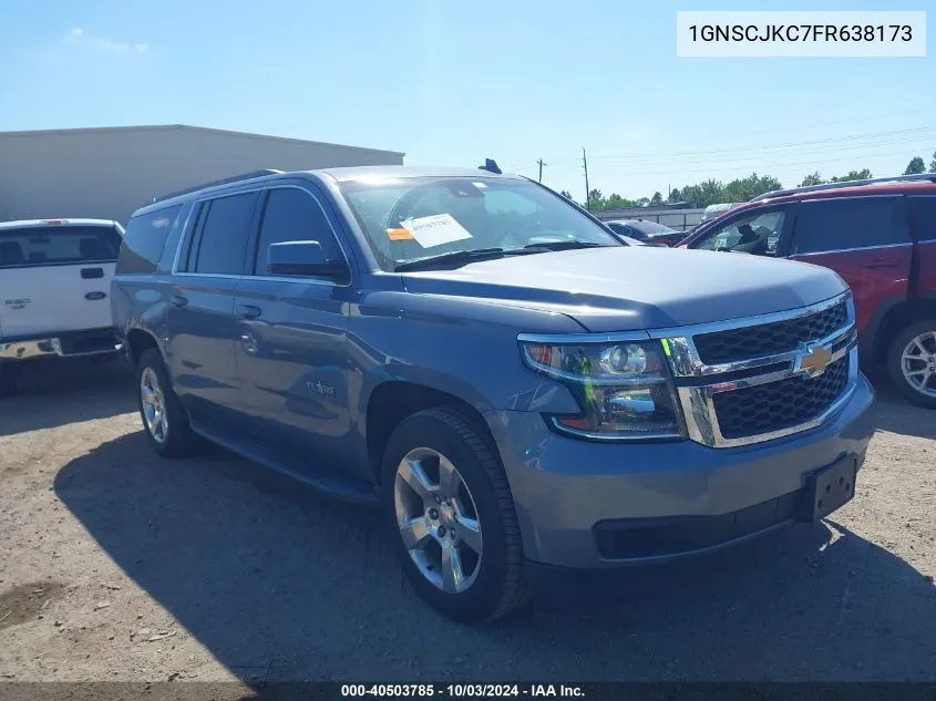 2015 Chevrolet Suburban 1500 Lt VIN: 1GNSCJKC7FR638173 Lot: 40503785