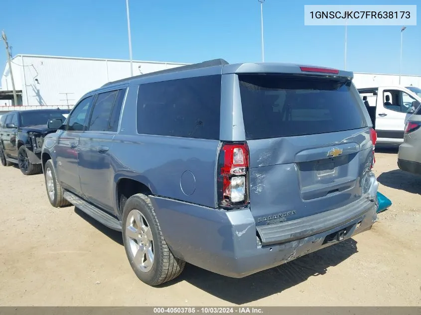 2015 Chevrolet Suburban 1500 Lt VIN: 1GNSCJKC7FR638173 Lot: 40503785