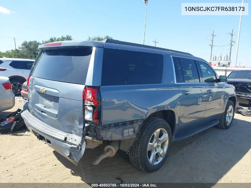 1GNSCJKC7FR638173 2015 Chevrolet Suburban 1500 Lt