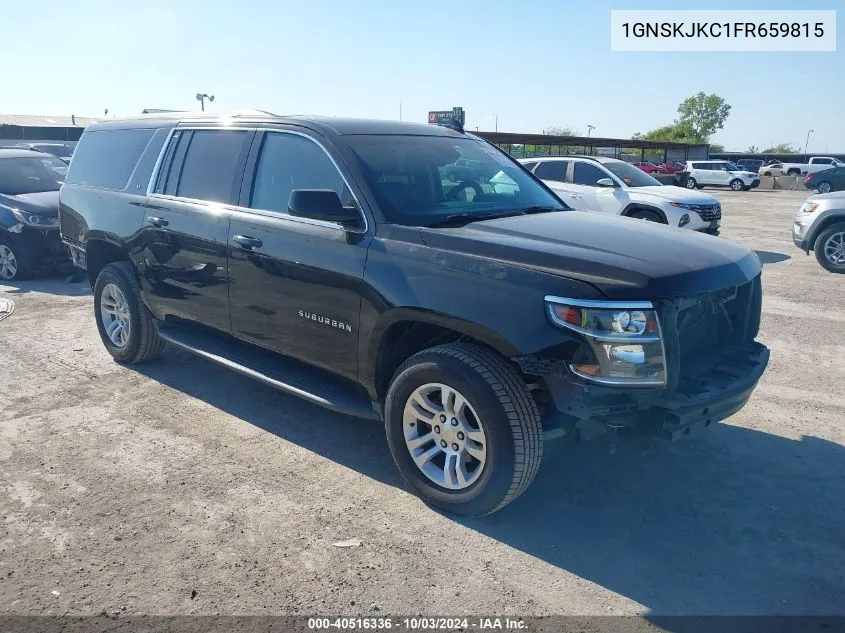 2015 Chevrolet Suburban 1500 Lt VIN: 1GNSKJKC1FR659815 Lot: 40516336