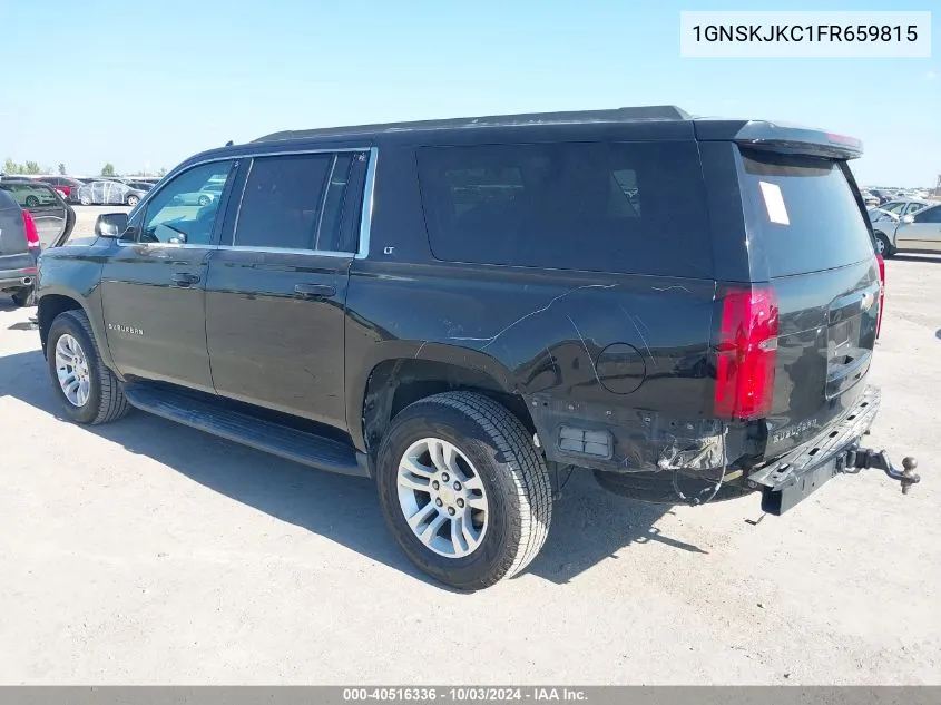 1GNSKJKC1FR659815 2015 Chevrolet Suburban 1500 Lt