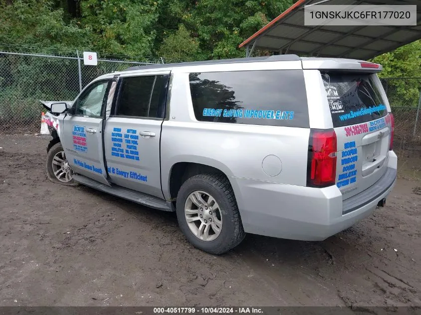 1GNSKJKC6FR177020 2015 Chevrolet Suburban 1500 Lt