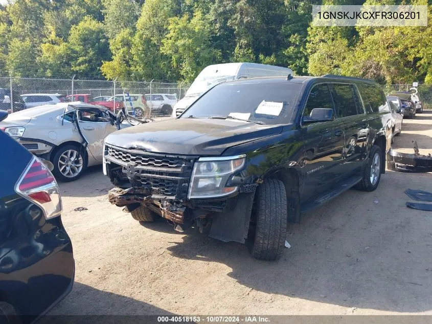 1GNSKJKCXFR306201 2015 Chevrolet Suburban 1500 K1500 Lt