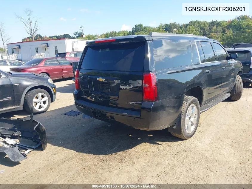 2015 Chevrolet Suburban 1500 K1500 Lt VIN: 1GNSKJKCXFR306201 Lot: 40518153